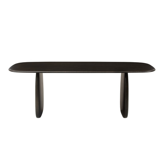 Bamax - Nash 84" Solid Moso Bamboo Dining Table in Caviar Finish - NAS002CH view 2