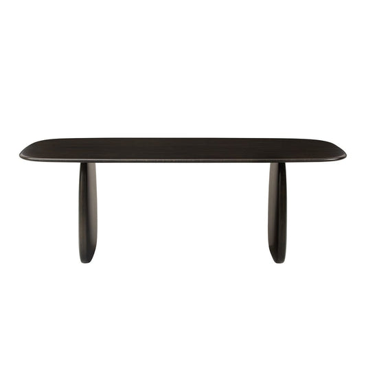 Bamax - Nash 84" Solid Moso Bamboo Dining Table in Caviar Finish - NAS002CH view 2