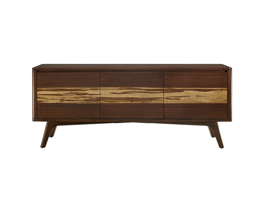 Bamax - Sarah Media Cabinet, Burgundy - SRH012BG view 2
