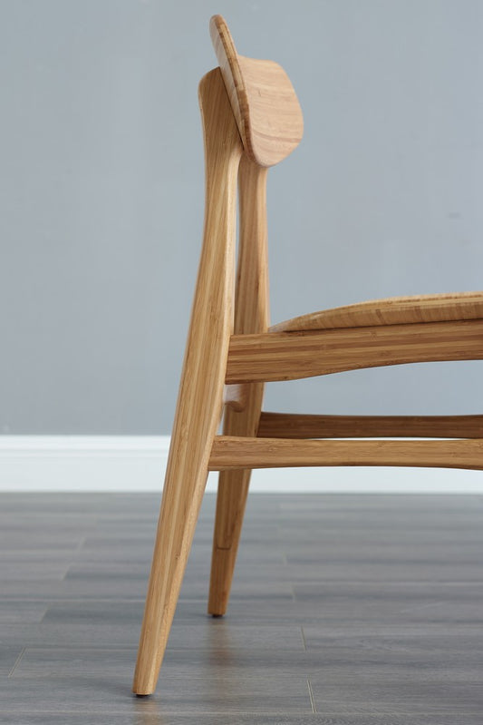Bamax - Solid Bamboo Dining Chairs Set of 2 - CRL001SD view 2