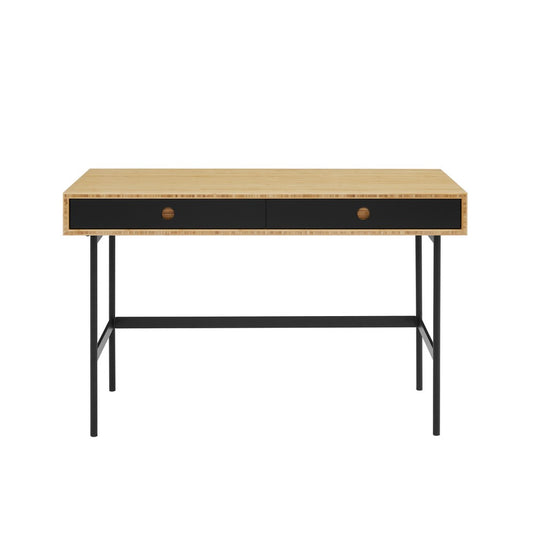 Bamax - Spencer 48" Solid Bamboo Desk with Drawers - SPN008SD view 2