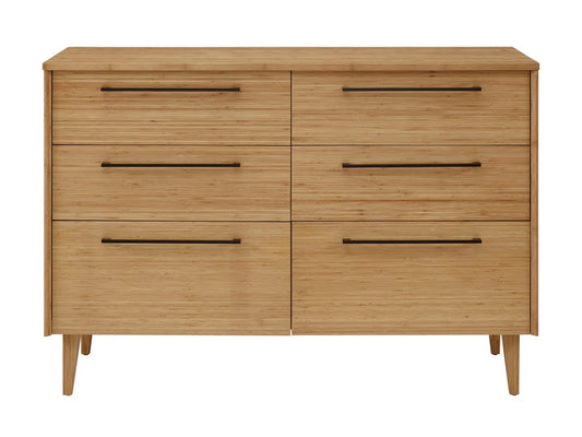 Bamax - Tristan Six Drawer Double Dresser, Golden - TSN094GD view 2