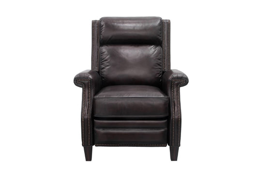 BarcaLounger - Barrett Power Recliner with Power Headrest Stetson Coffee Leather - 9PH3286540741 veiw 2