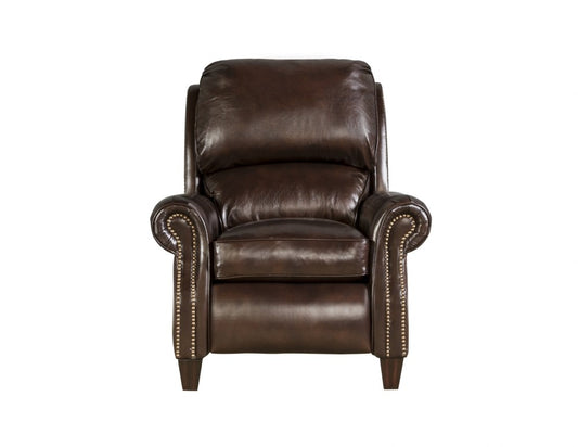BarcaLounger - Churchill Recliner Double Fudge Leather - 74440540441 veiw 2