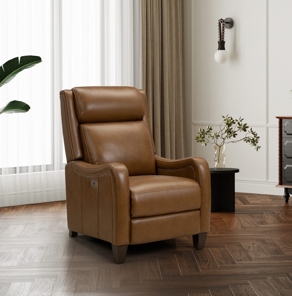 BarcaLounger - Taylor Power Recliner w/Power Head Rest in Elwood Saddle - 9PH1482572284 view 8