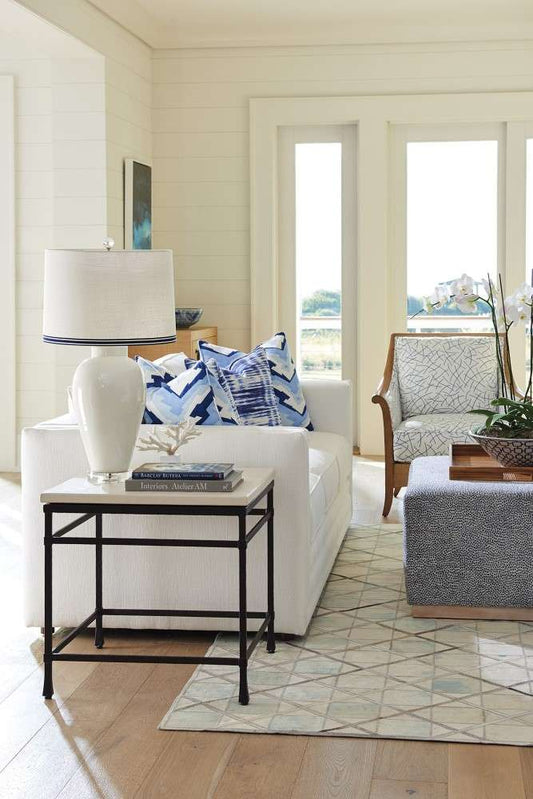 Barclay Butera - Breakwater Metal And Stone Lamp Table - 920-955 veiw 2
