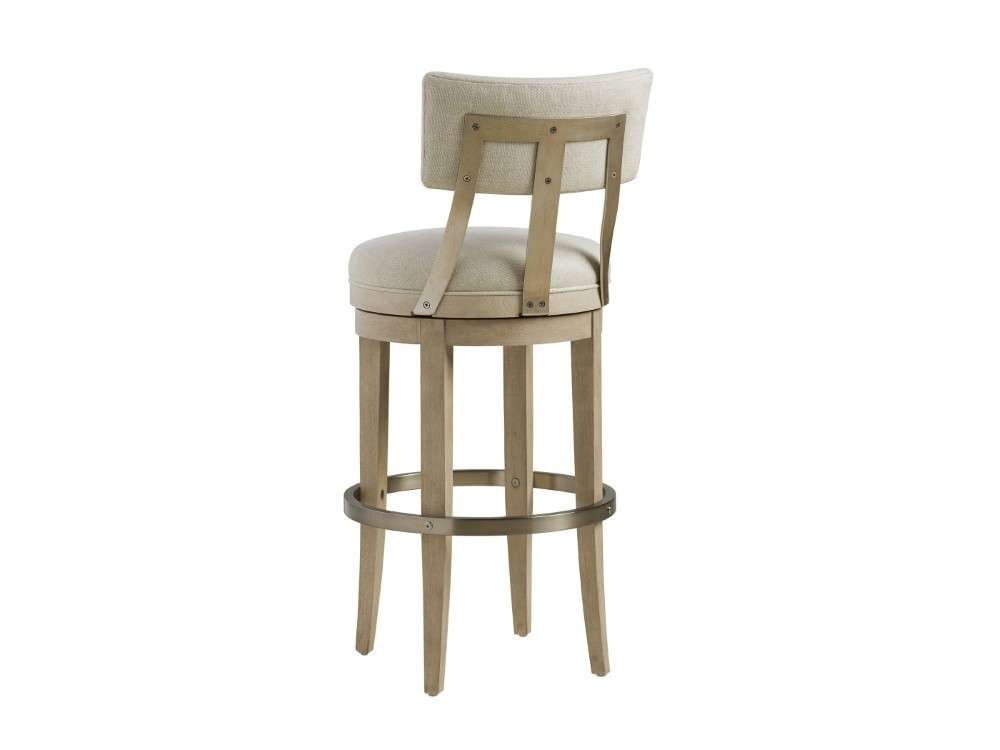 Barclay Butera - Cliffside Swivel Upholstered Bar Stool - 926-896-01 veiw 3