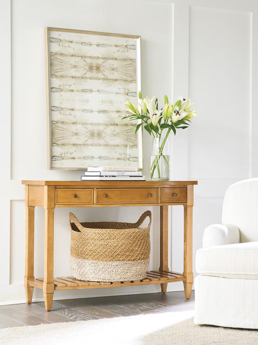 Barclay Butera - Laguna Temple Bowfront Console Table, Table Rock - 934-966 view 2