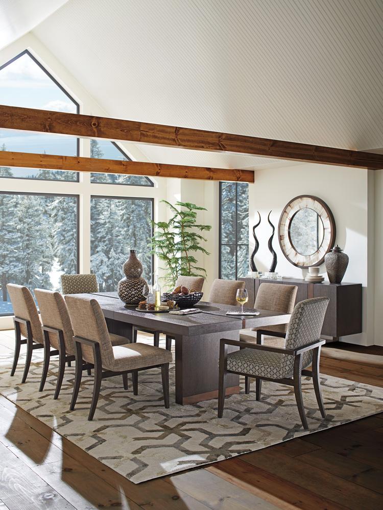 Barclay Butera - Park City Ironwood Rectangular Dining Table, Canyon - 930-877 veiw 3