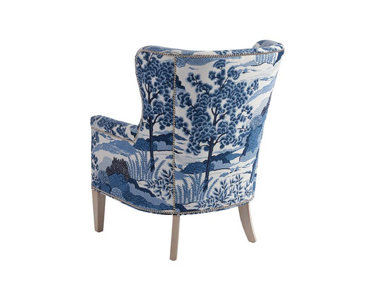 Barclay Butera - Upholstery Avery Wing Chair, Cameo Shores - 5530-11AA-40 veiw 2