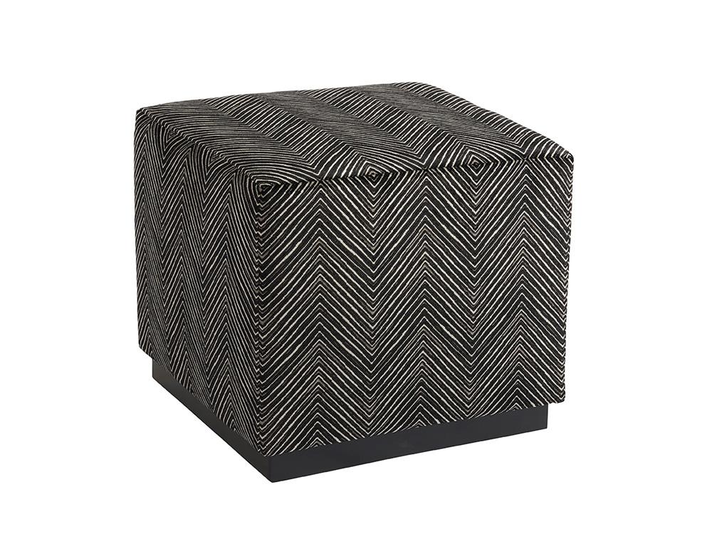 Barclay Butera - Upholstery Colby Ottoman, Ebony - 5454-45-43