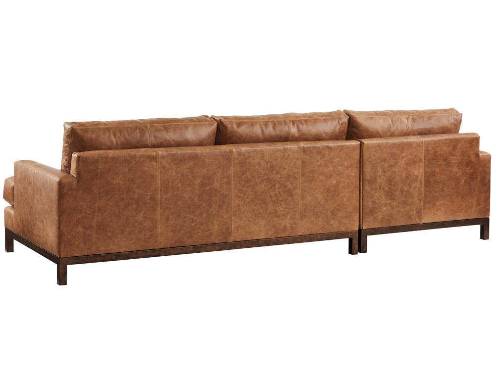 Barclay Butera - Upholstery Horizon Leather Sectional, Calais Brass - LL5178-50S-41 veiw 2