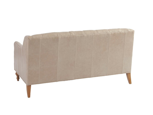 Barclay Butera - Upholstery Hyland Park Leather Settee, Laguna Sands - LL5412-23-40 veiw 2