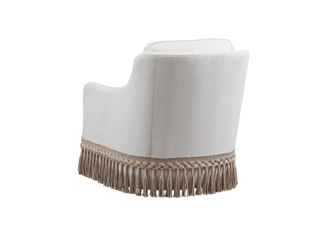 Barclay Butera - Upholstery Salt Creek Swivel Chair, Ivory - 5532-11SW-40 veiw 3