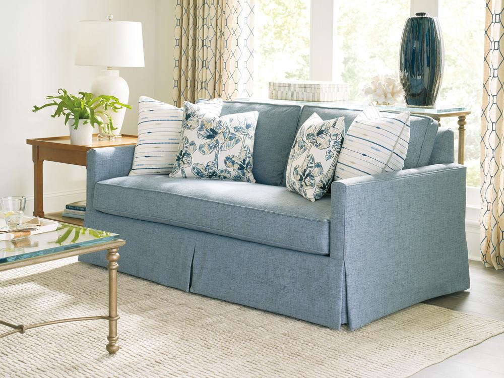 Barclay Butera - Upholstery Sandpiper Demi Sofa, Blue - 5136-31-40 veiw 3