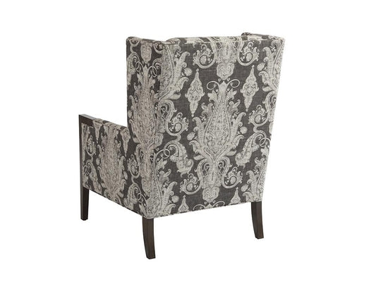 Barclay Butera - Upholstery Stratton Wing Chair, Charcoal - 5520-11-40 veiw 2