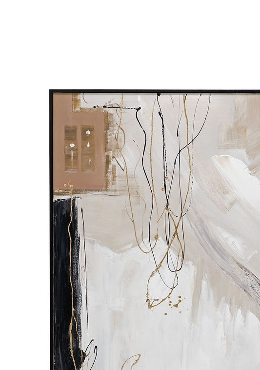 Bassett Mirror - Additions Brown Abstract Framed Canvas - 7300-982 view 2