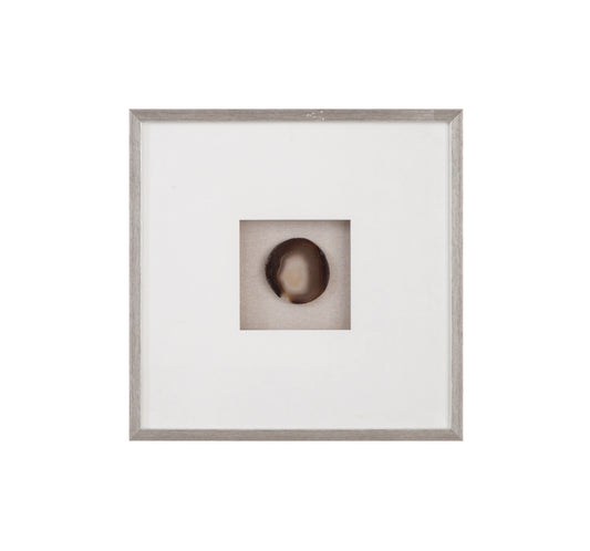 Bassett Mirror - Agate Stone Wall Art in Silver Frame - 7500-813 view 2