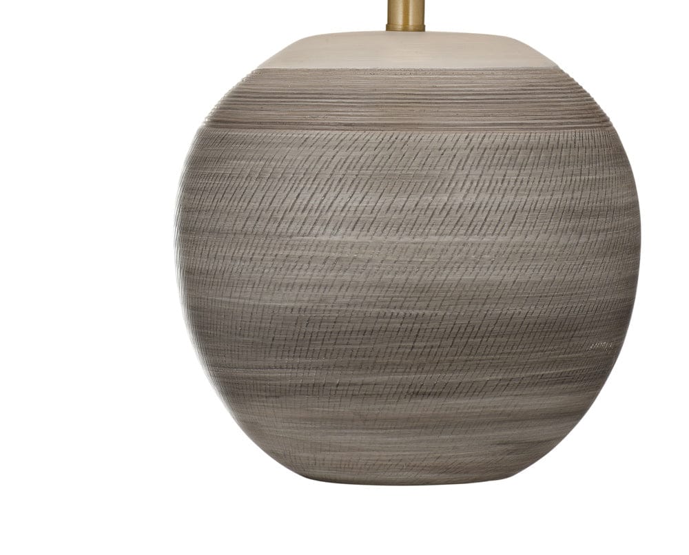 Bassett Mirror - Almaden Table Lamp in Earthy Grey-Brown - L4684T view 3