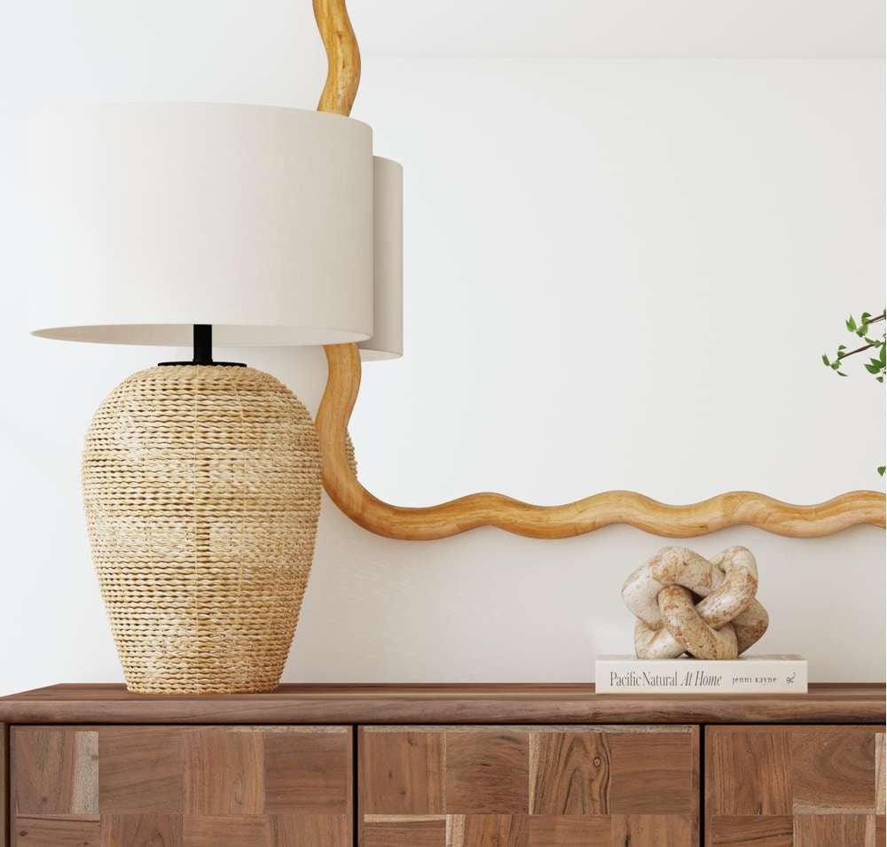 Bassett Mirror - Armstrong 31" Natural Rope Table Lamp - L4591T view 5