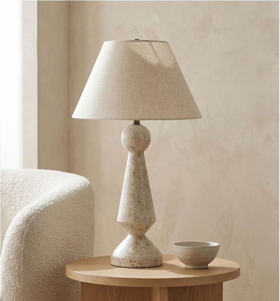 Bassett Mirror - Arvyn 30" Cream Table Lamp - L4830T view 4