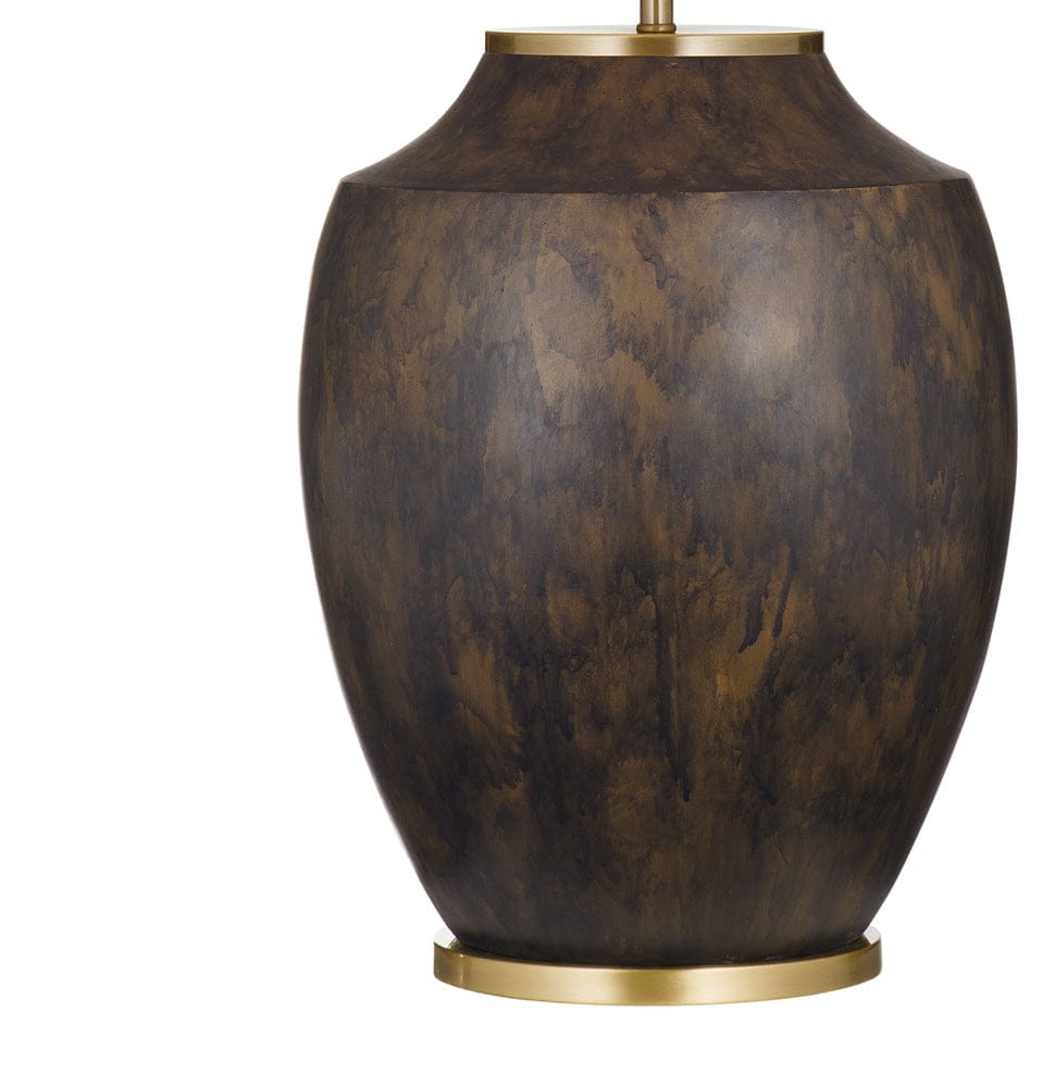 Bassett Mirror - Ashe Table Lamp - Brown in Brown - L4696T view 3