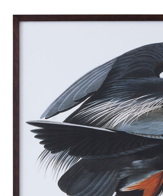Bassett Mirror - Audubon Great Blue Heron Framed Print - 9902-281 view 2