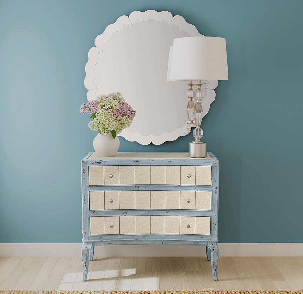 Bassett Mirror - Bella 34" Clear Crystal Table Lamp - L4636T view 6