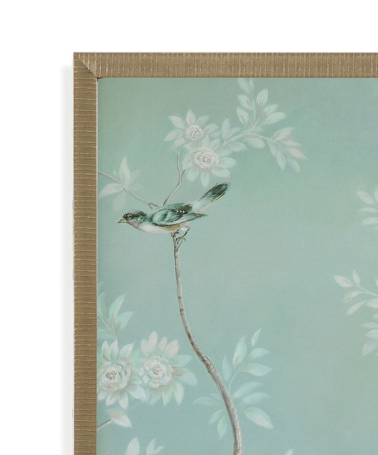 Bassett Mirror - Birds & Flowers Green Framed Print (Set of 2) - 9901-876-000 view 2