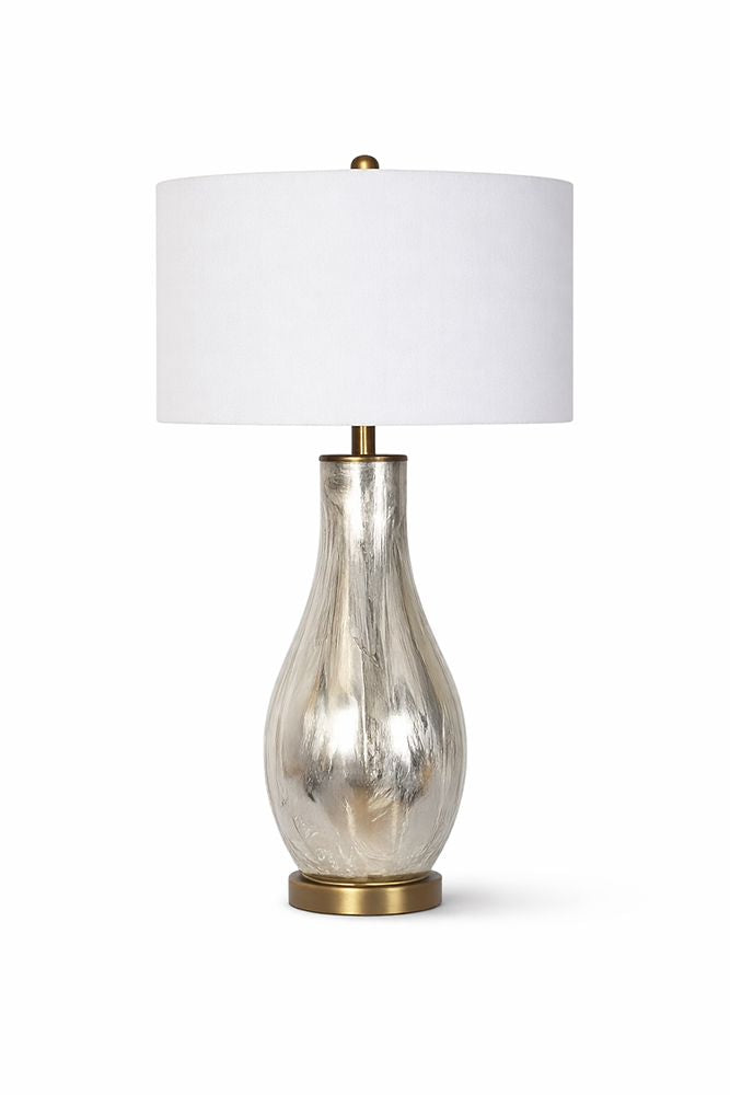Bassett Mirror - Bonaire 31" Silver Glass Table Lamp - L4724T view 1
