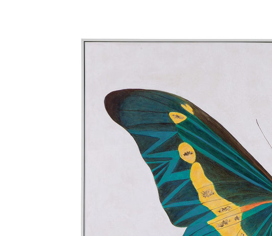 Bassett Mirror - Butterfly Wings Blue Framed Canvas (Set of 2) - 7300-974 view 2