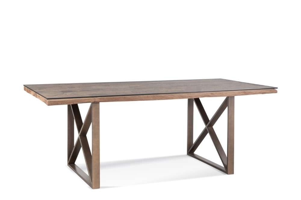 Bassett Mirror - Cambria Dining Table - 7048-600B-TEC veiw 1