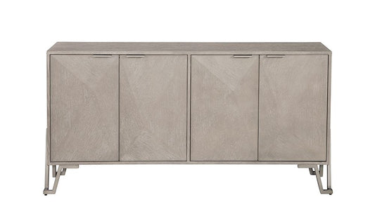 Bassett Mirror - Cooper 64" Gray Oak Four-Door Storage Cabinet - 9090-DR-576 view 2