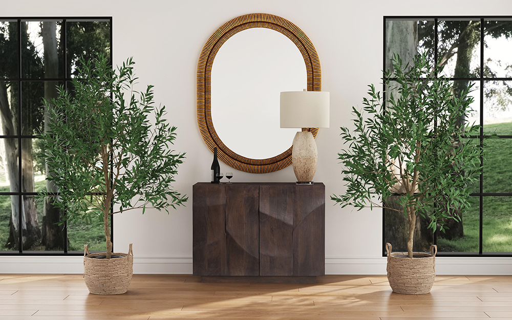 Bassett Mirror - Dauphin 31" Brown Concrete Table Lamp - L4595T view 5