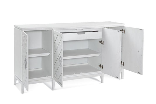 Bassett Mirror - Farrow 68" White Oak Four-Door Storage Cabinet - 7032-DR-576 view 2