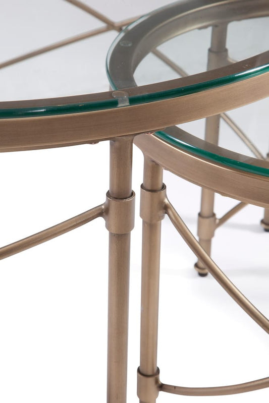 Bassett Mirror - Harrison Round Cocktail Table - 7530-LR-120 view 2
