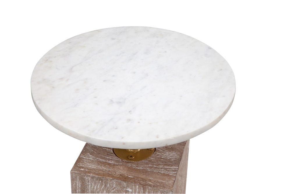 Bassett Mirror - Holt Accent Table in White Wash Mango - 9909-LR-223 view 3
