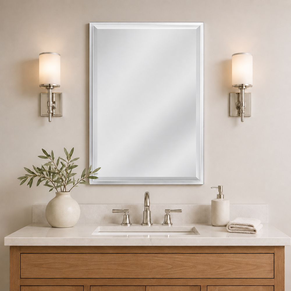 Bassett Mirror - Karrenina 36" Clear Rectangular Wall Mirror - M5152B view 4