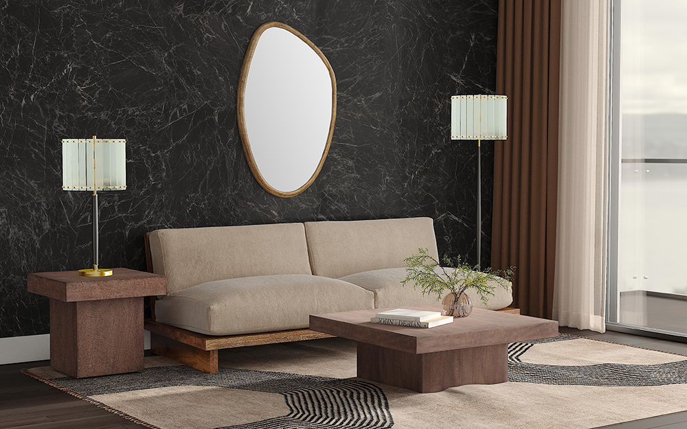 Bassett Mirror - Margot 48" Gold Rectangular Wall Mirror - M5299 view 7
