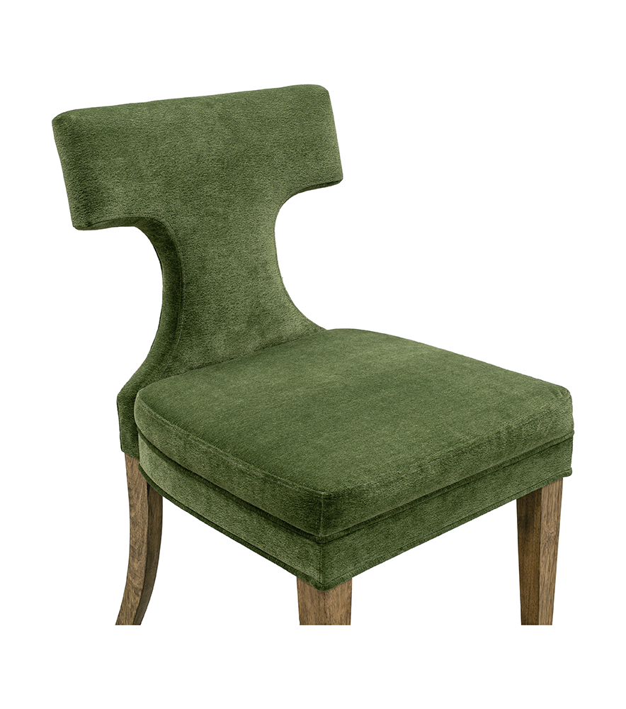 Bassett Mirror - Oliver Moss Velvet Dining Chair (Set of 2) - 2546-DR-800-2 view 5