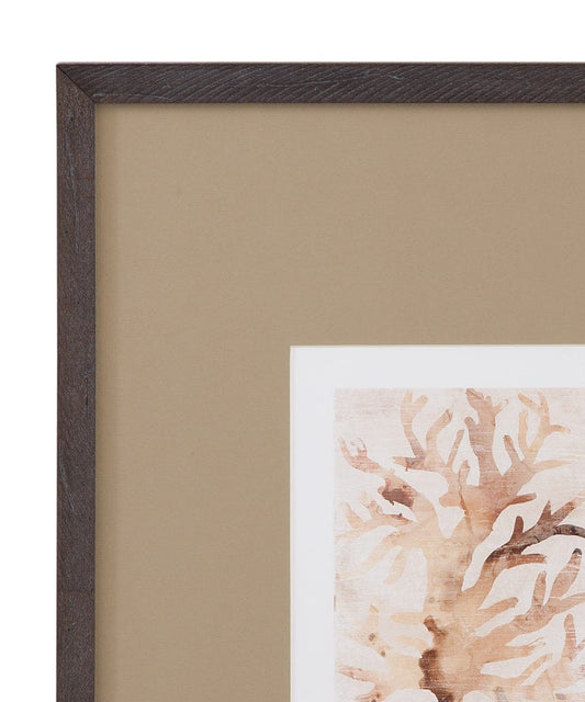 Bassett Mirror - Parchment Coral III Framed Print in Brown - 9902-275C view 2