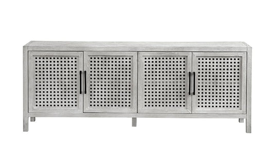 Bassett Mirror - Pentak 76" Whitewashed Mango Four-Door Storage Cabinet - 8236-DR-576 view 2