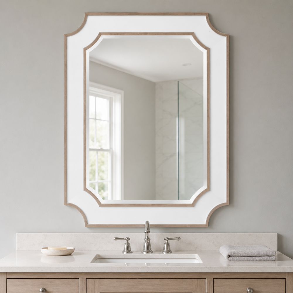 Bassett Mirror - Preston 46" Silver Rectangular Wall Mirror - M5125B view 5