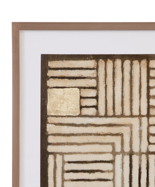 Bassett Mirror - Purlin Framed Print Set of 2 in Brown - 9902-284-000 view 2