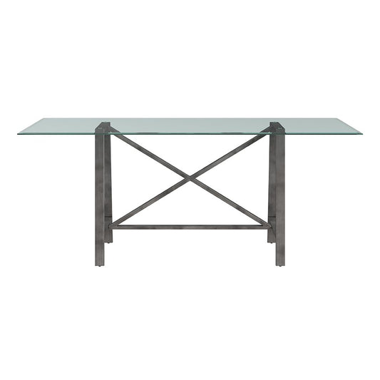 Bassett Mirror - Ross 72" Glass-Top Dining Table - 9150-601-486 view 2