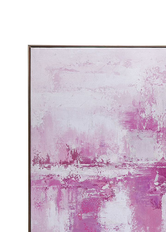 Bassett Mirror - Settled Purple Abstract Framed Canvas - 7300-969 view 2