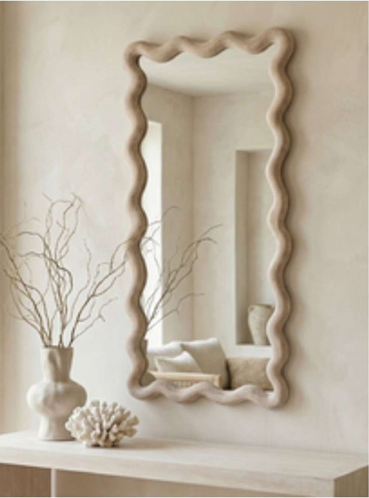 Bassett Mirror - Sonoma Large Whitewashed Wood Wall Mirror - M5396 view 5