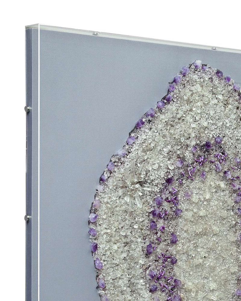 Bassett Mirror - Stone Art Amethyst Geode Wall Art - 7500-803 view 4