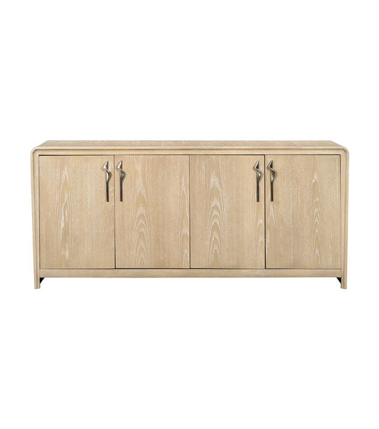 Bassett Mirror - Trifecta 74" Driftwood Oak Four-Door Storage Cabinet - 6023-DR-576 view 2