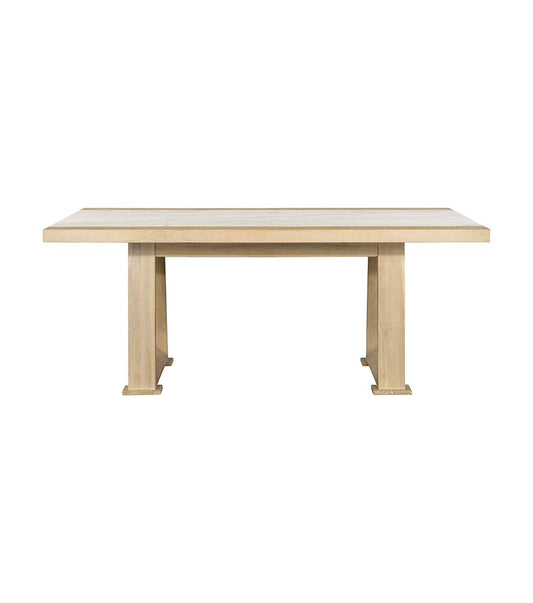 Bassett Mirror - Trifecta 87" Marble Top Dining Table - 6023-600B-T view 2